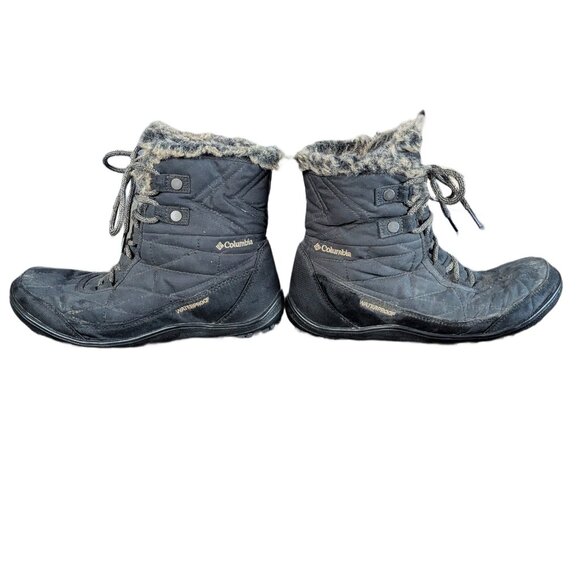 Columbia Women's Insulated Waterproof Lace up Winter Snow boots - Size 9 - Picture 4 of 12